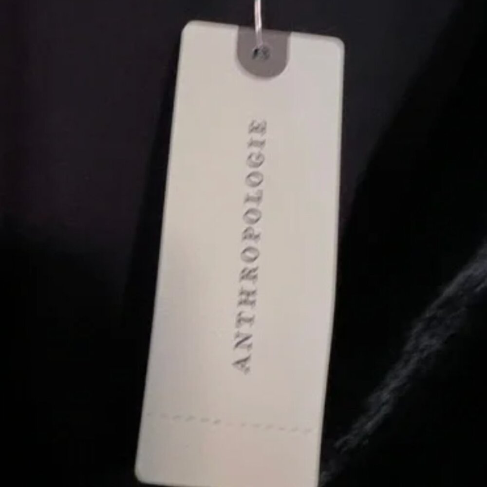 New with tags Anthropologie Katerina Maxi Dress- Black Velvet, Sz 4- Retail $178 - Picture 10 of 12
